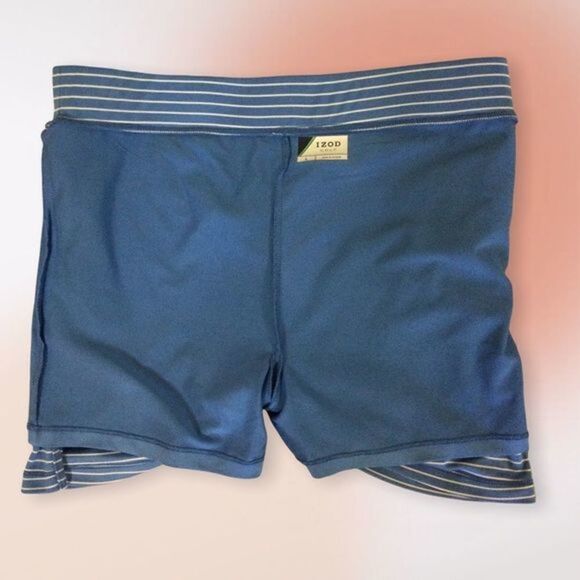 Izod Blue And White Striped Golf‎ Skort With Pockets Size L NWOT - Picture 4 of 8